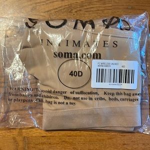 Soma Full Coverage Unlined Wireless Bra-40D